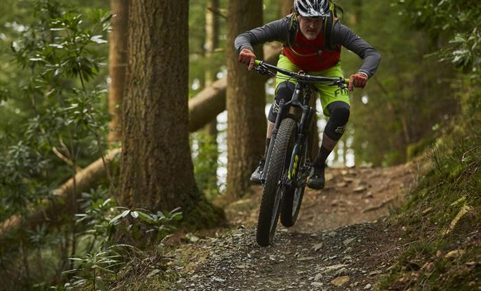 Mountain biking
